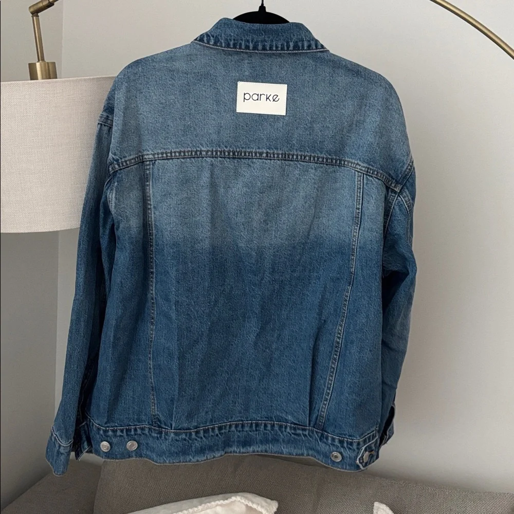 Parke Blue Denim Jean Jacket - Picture 2 of 9
